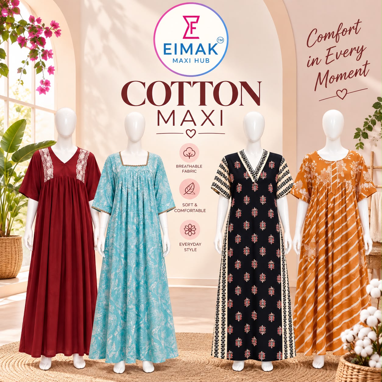 COTTON MAXI
