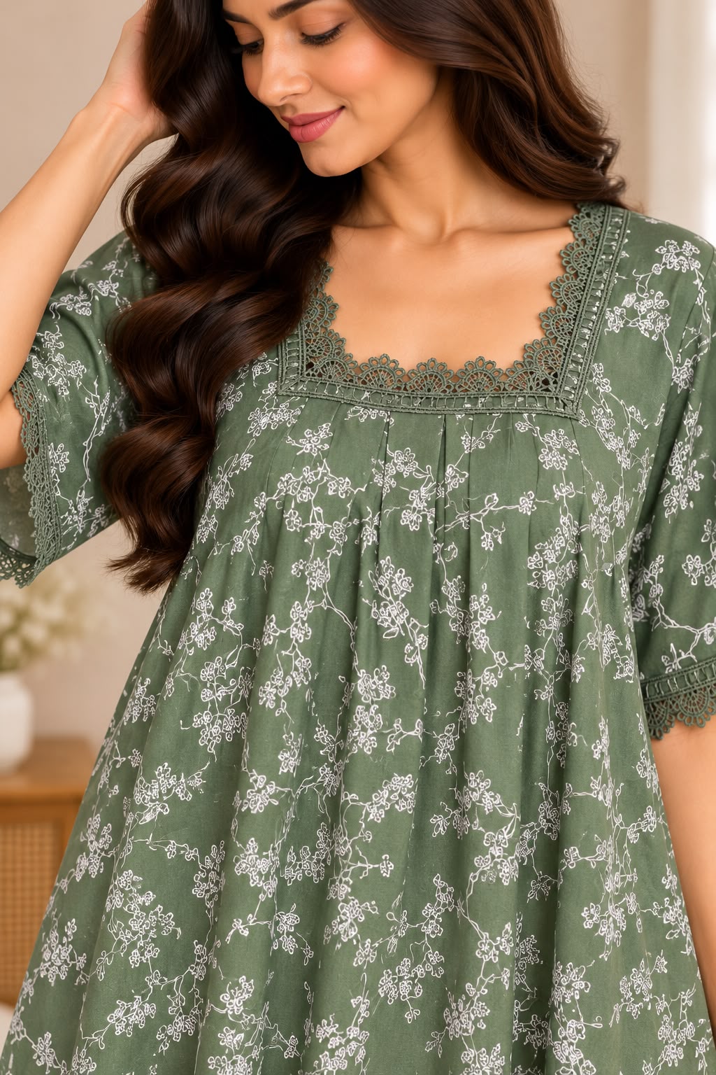 Sage Blossom Maxi