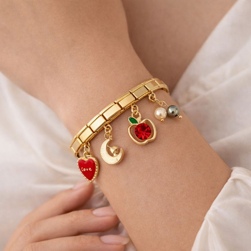 Golden Whimsy Charm Bracelet