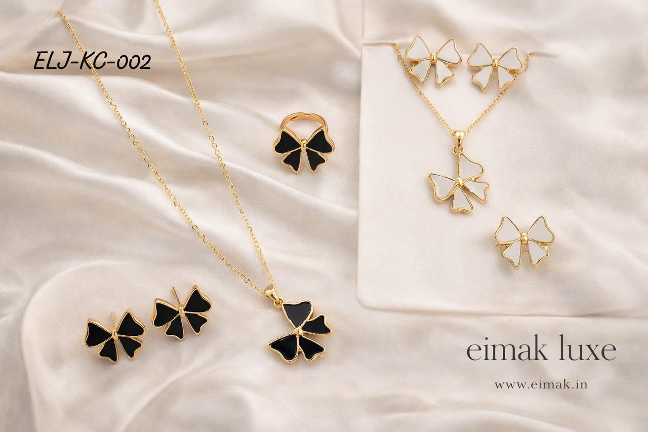 KLJ-KC-002 Sweet Bow Kids Jewellery Combo