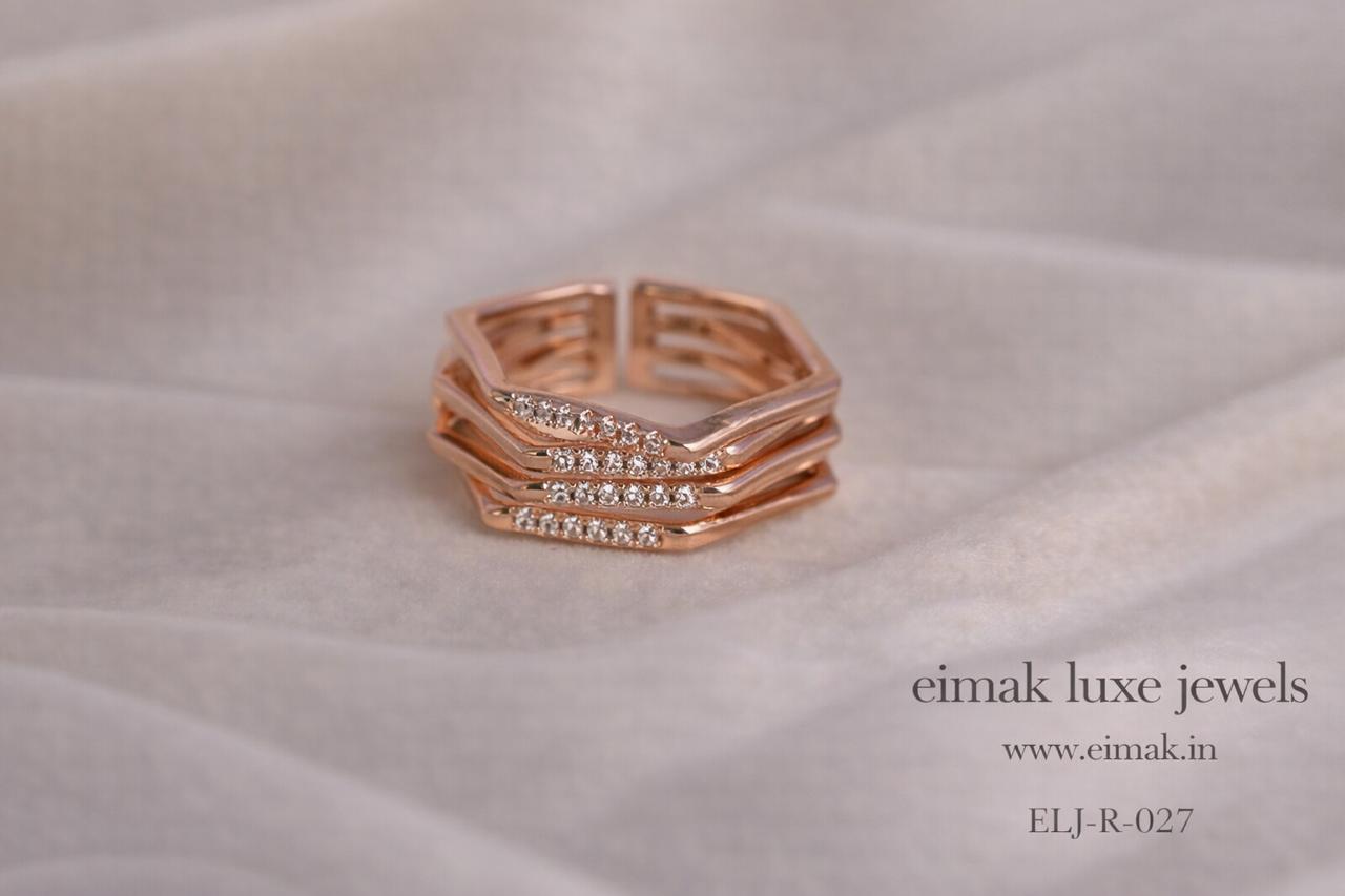 ELJ-R-027 Geometric Crystal Stack Ring