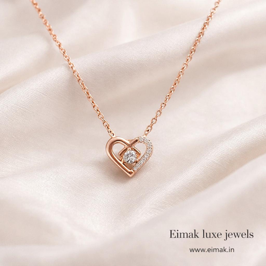 Amoura Spark Heart Pendant Necklace