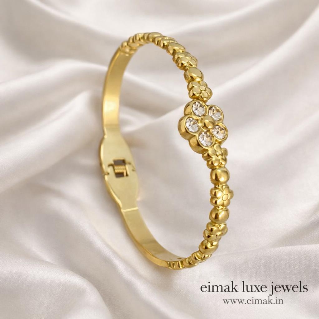 Aurielle Bloom Gold Bangle