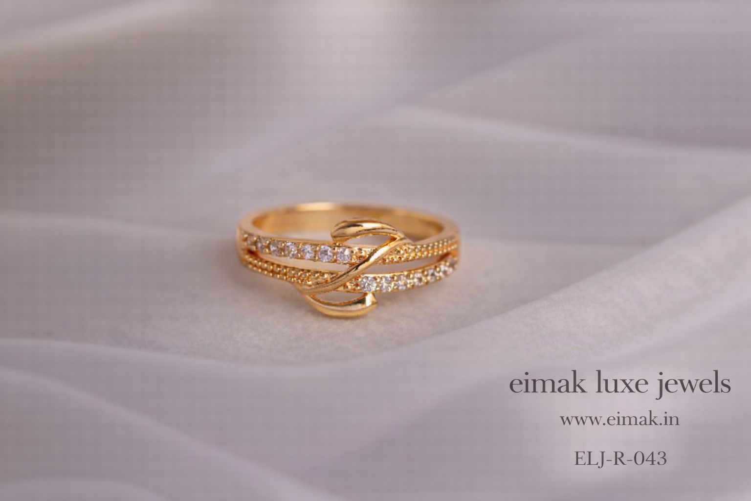 ELJ-R-043 Infinity Grace Crystal Ring