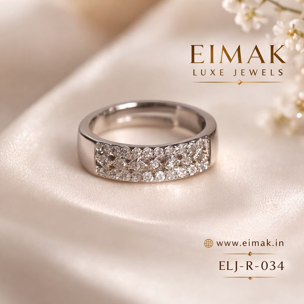 ELJ-R-034 Royal Crystal Band Ring