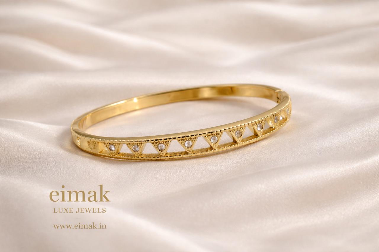 Eimak Prism Spark Crystal Bangle