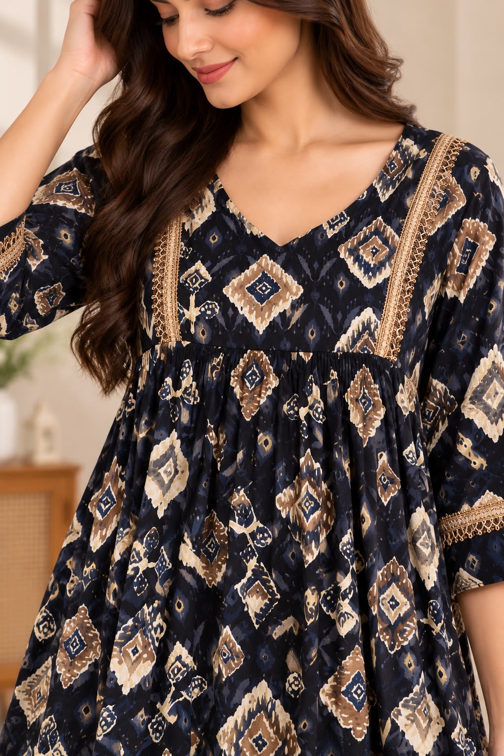 Midnight Geometric Maxi 