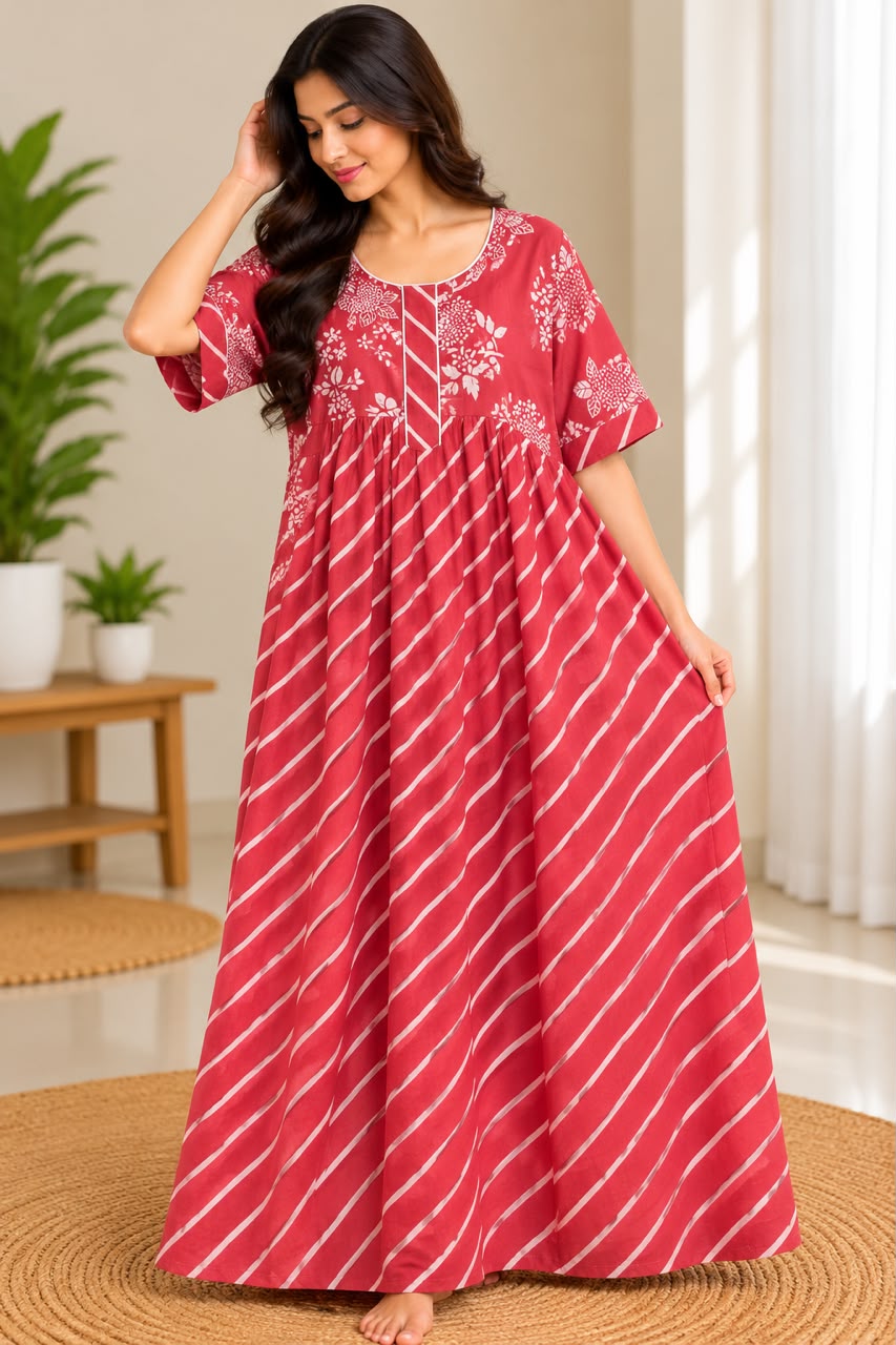 Rose Stripe Maxi 